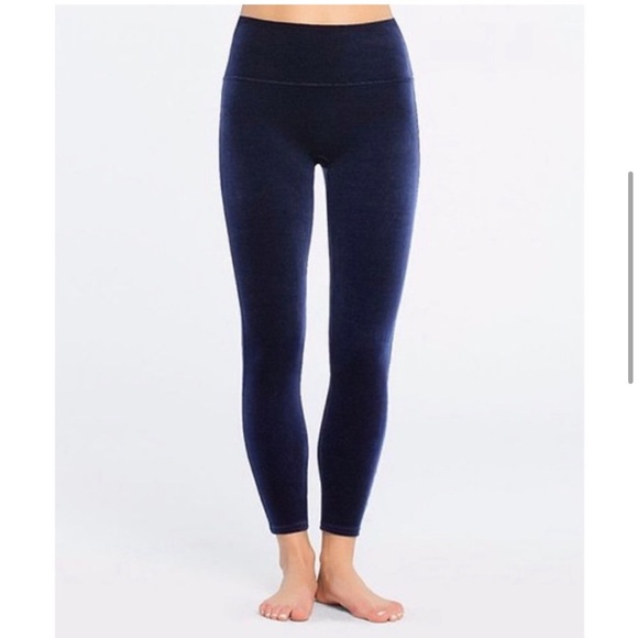 NEW | Spanx Lapis Night Velvet leggings - Picture 1 of 2